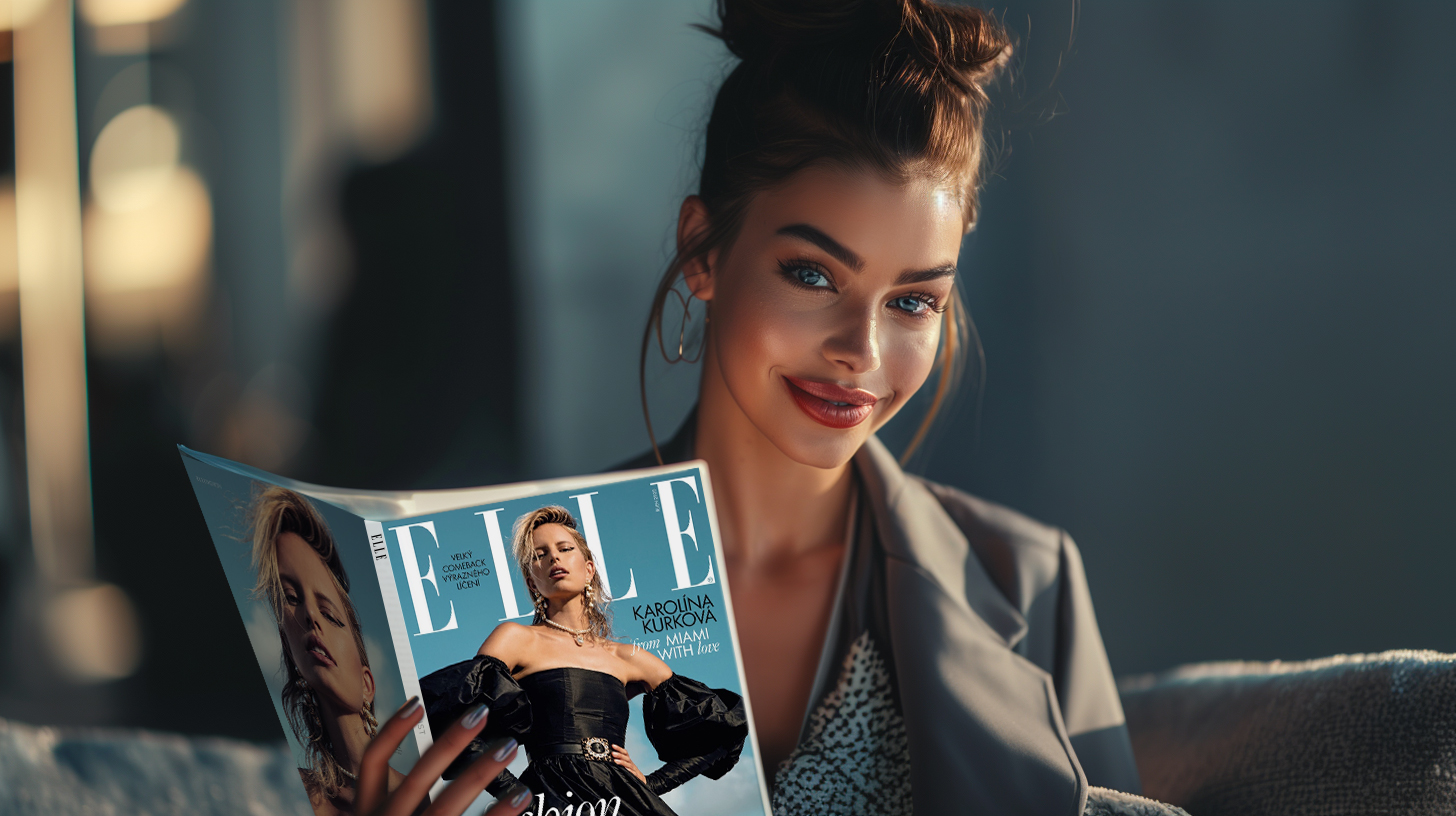Get in Elle Magazine with Baden Bower or money back
