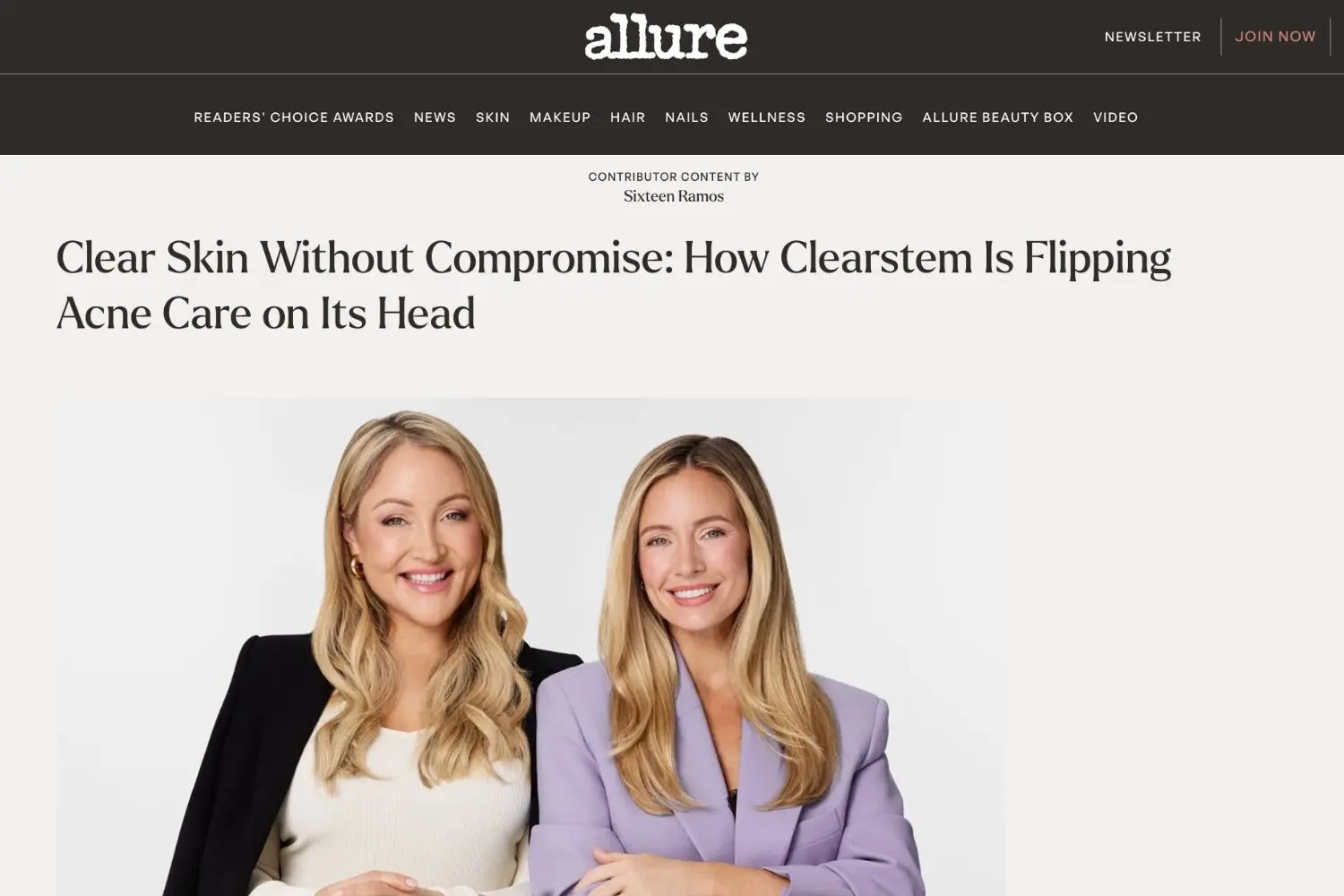 Sample Allure placement by Baden Bower